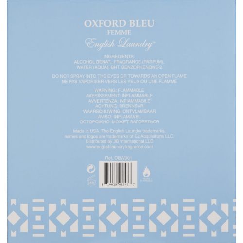  English Laundry Oxford Bleu Femme Eau de Parfum Spray