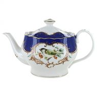 English Tea Store Royal Blue Bird Porcelain - 5 Cup Teapot