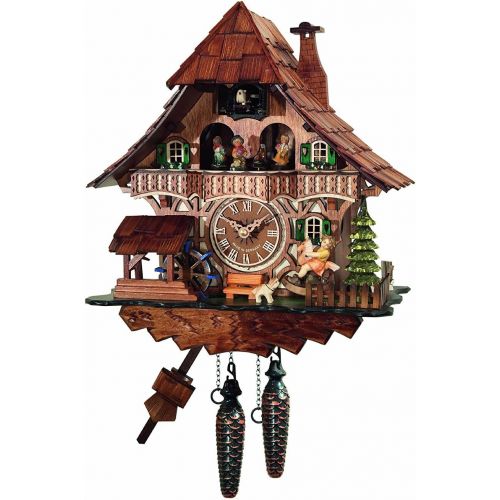  Engstler e.K. Schwarzwalduhren Cuckoo Clock Quartz-movement Chalet-Style 32cm by Engstler