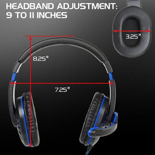  Enhance GX-H5 Stereo Gaming Headset (Blue)