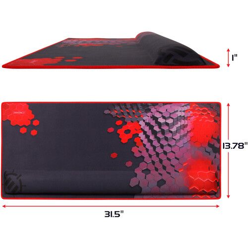  Enhance XXL Extended Gaming Mouse Pad (Red)