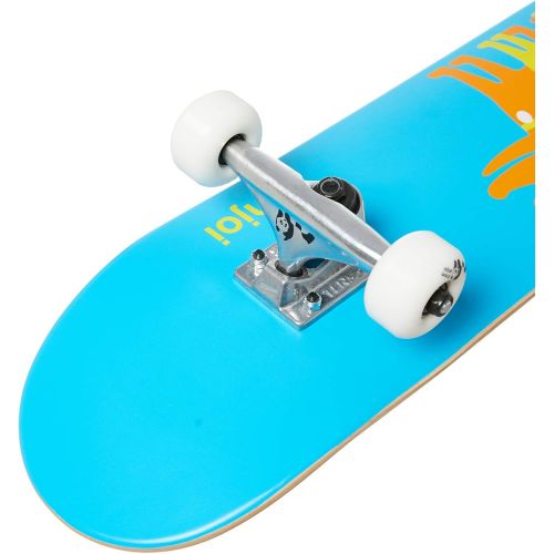  Enjoi Cat & Dog Skateboard Complete Kids Sz 7in Blue