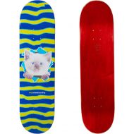 Enjoi Kitten Ripper Skateboard Deck Sz 8.25in Blue