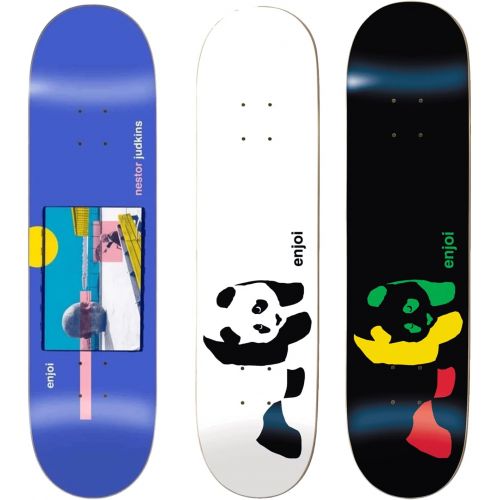  Enjoi Skateboard Deck 3-Pack Bulk Lot of Decks 7.75 and 8.0