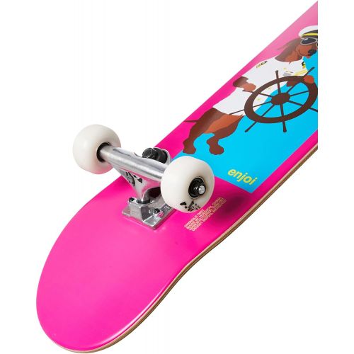  Enjoi Skateboards Enjoi The Captain Youth FP Skateboard Complete - Pink - 7.25