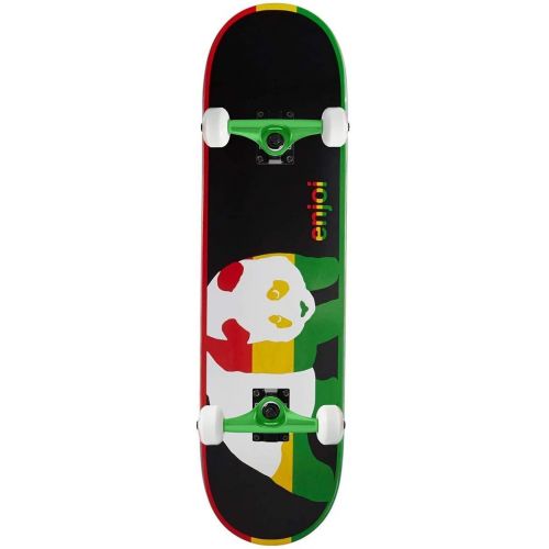  Enjoi Skateboards Assembly Rasta Veneer 8.375 x 32.1 Complete