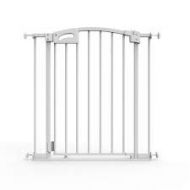 EnjoyShop White Baby Safety Gate Door Toddler Child Kid Safe Solid with Easy Locking System & Extension Durable Iron Protection Lock Pet