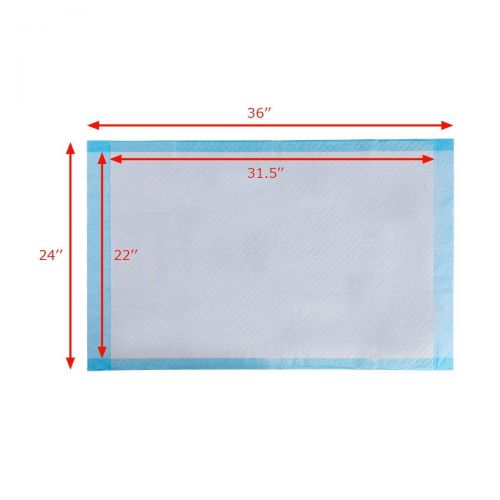  EnjoyShop 150 pcs 24 x 36 Pet Wee Pee Piddle Pad Perfect Size Dog Cat Dirt Perfect Bibulous Paper