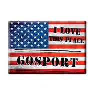 Enjoymagnets GOSPORT FRIDGE MAGNET INDIANA (IN) MAGNETS USA SOUVENIR I LOVE GIFT (Var. VETERAN)