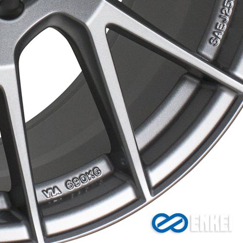  18 Enkei TM-7 Tuning Wheel Rim Storm Gray 18x9.5 5x114.3 +38 507-895-6538GR