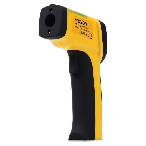  EnnoLogic Temperature Gun by ennoLogic - Accurate High Temperature Dual Laser Infrared Thermometer -58°F to 1922°F - Digital Surface IR Thermometer eT1050D