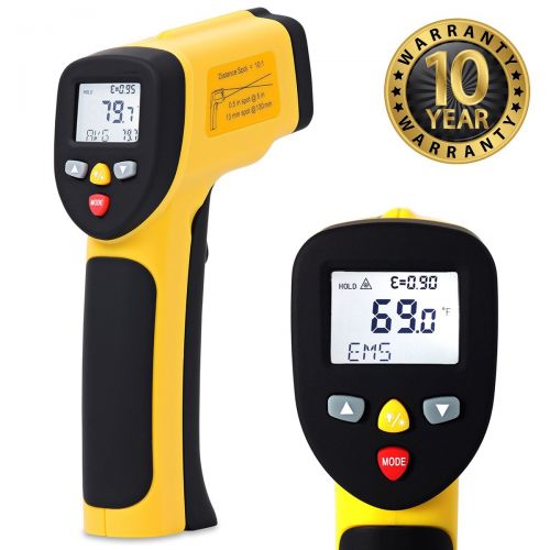  EnnoLogic Temperature Gun by ennoLogic - Accurate High Temperature Dual Laser Infrared Thermometer -58°F to 1922°F - Digital Surface IR Thermometer eT1050D