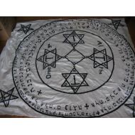 /Enochianorg Grimoire Goetia, or custom, evocation circle hand painted by practitioner of 25 years magick occult talisman goetia enochian djinn sorcery