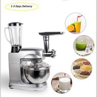 Enshey Stand Mixer 1000W 8-Speed 5L Stainless Steel Bowl Tilt-Head Food Mixer Kitchen Douch Beater Whisk Home Dough Knead Machine Meat Grinder with Dough Hooks, Whisk, Beater, Pour