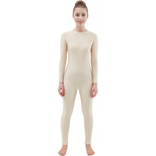  Ensnovo Adult Lycra Spandex One Piece Unitard Full Body Suit Dance Costume