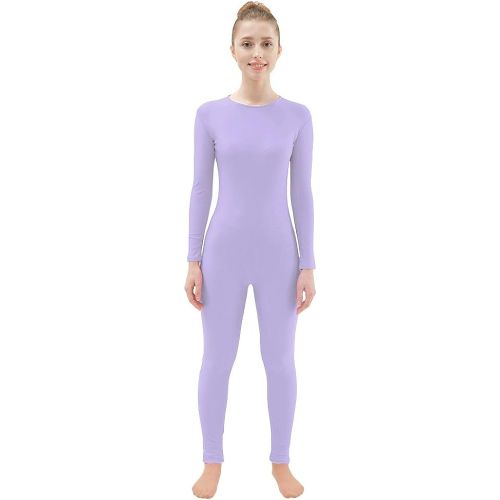  Ensnovo Adult Lycra Spandex One Piece Unitard Full Body Suit Dance Costume