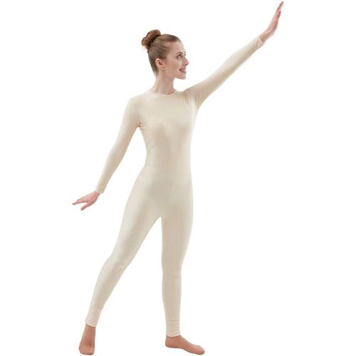  Ensnovo Adult Lycra Spandex One Piece Unitard Full Body Suit Dance Costume