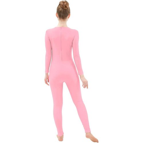  Ensnovo Adult Lycra Spandex One Piece Unitard Full Body Suit Dance Costume