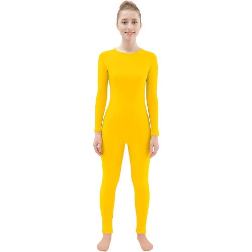  Ensnovo Adult Lycra Spandex One Piece Unitard Full Body Suit Dance Costume