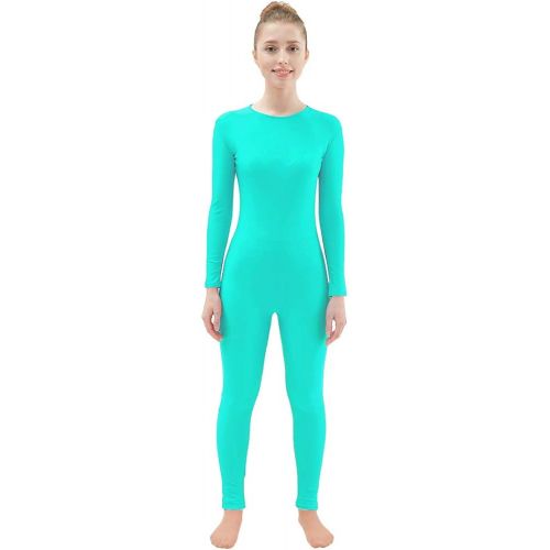  Ensnovo Adult Lycra Spandex One Piece Unitard Full Body Suit Dance Costume