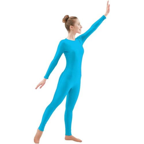  Ensnovo Adult Lycra Spandex One Piece Unitard Full Body Suit Dance Costume