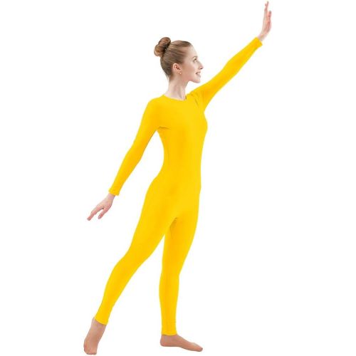  Ensnovo Adult Lycra Spandex One Piece Unitard Full Body Suit Dance Costume