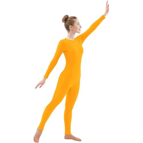  Ensnovo Adult Lycra Spandex One Piece Unitard Full Body Suit Dance Costume