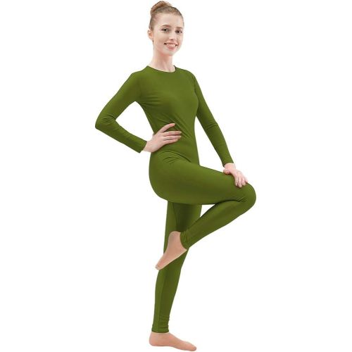  Ensnovo Adult Lycra Spandex One Piece Unitard Full Body Suit Dance Costume