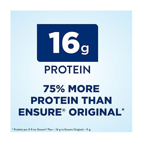  Ensure Plus Butter Pecan Nutrition Shake, Meal Replacement Shake, 24 Pack