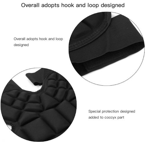  Entatial Kid Skate, Sports Hip Protection Guard Kid Ski Ski Pant Hip Pads Hip Protection Pad, Roller Skating Butt Guard Pad for Safe Kid Sport