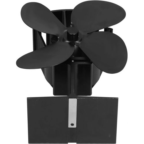  Entatial Wood Burning Fireplace Fan, High Efficient Eco Friendly Stove Fan Easy to Use for Hall for Living Room for Home