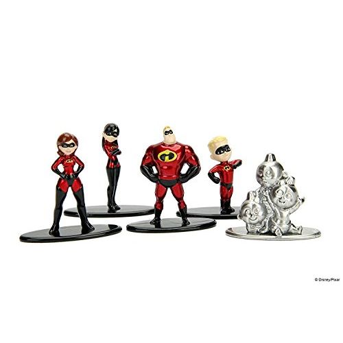  Entertainment Earth Incredibles 2 Nano Metalfigs Mini Figure 5 Pack