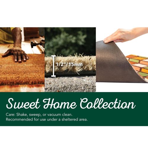  Entryways Blessed, Coir with PVC Backing Doormat 17 X 28 X .5