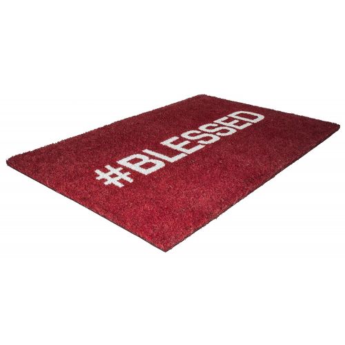  Entryways Blessed, Coir with PVC Backing Doormat 17 X 28 X .5