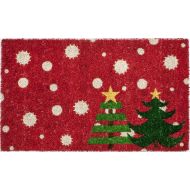 Entryways Christmas Trees, Coir with PVC Backing Doormat 17 x 28 x .5