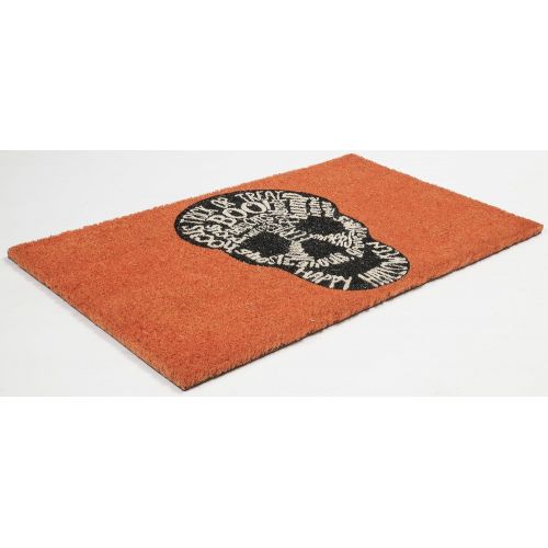  Entryways Skull, Coir with PVC Backing Doormat 17 x 28 x .5