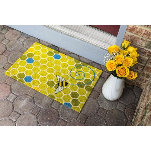  Entryways Honeycomb, Coir with PVC Backing Doormat 17 X 28 X .5