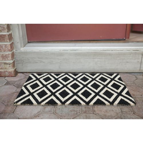  Entryways Rhombi,Coir with PVC Backing Doormat 17 X 28 X .5