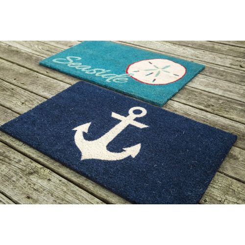  Entryways Seaside, Coir with PVC Backing Doormat 17 X 28 X .5