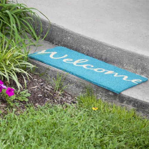  Entryways Cursive Welcome, Coir with PVC Backing Doormat 17 x 28 x .5