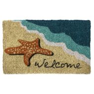 Entryways Starfish Welcome Hand Made Coir Doormat 18 x 30