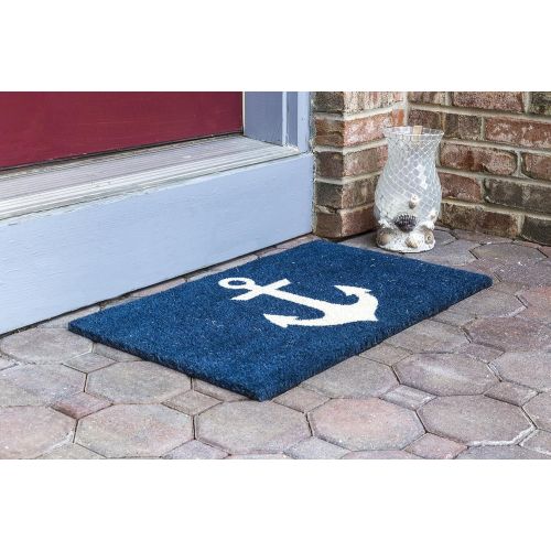  Entryways Anchor, Coir with PVC Backing Doormat 17 X 28 X .5