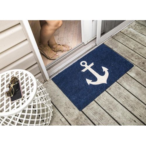  Entryways Anchor, Coir with PVC Backing Doormat 17 X 28 X .5