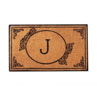 Envelor Home and Garden Handwoven, Customized Monogram Extra Thick Doormat, Outdoor Rugs Durable Coir, Outdoor Doormat, Welcome Mat Entryway Door Mat For Patio, Coir Doormat (18 x