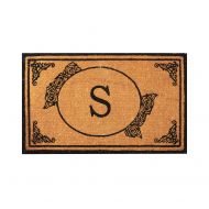 Envelor Home and Garden Handwoven, Customized Monogram Extra Thick Doormat, Outdoor Rugs Durable Coir, Outdoor Doormat, Welcome Mat Entryway Door Mat For Patio, Coir Doormat (24 x