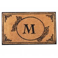 Envelor Home and Garden Handwoven, Customized Monogram Extra Thick Doormat, Outdoor Rugs Durable Coir, Outdoor Doormat, Welcome Mat Entryway Door Mat For Patio, Coir Doormat (30 x