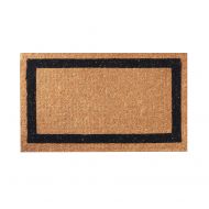 Envelor Home and Garden Handwoven, Extra Thick Doormat, Outdoor Rugs Durable Coir, Outdoor Doormat, Welcome Mat Entryway Door Mat For Patio,Coir Doormat (36 x 60, Classic Black Bor