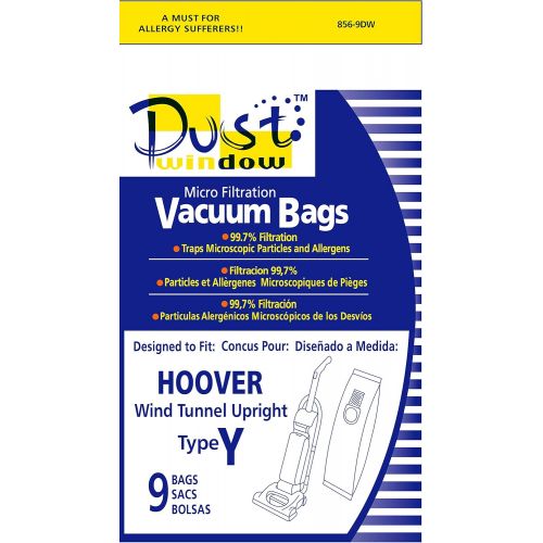  EnviroCare Replacement Micro Filtration Vacuum Cleaner Dust Bags Made to fit Hoover Windtunnel Upright Type Y 9 Pack