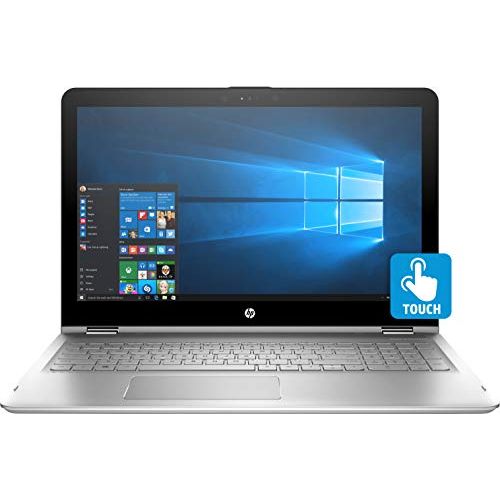  HP Envy 15.6 X360 2-in-1 Convertible Full HD IPS Touchscreen Laptop Intel Core i5-7200U 8GB RAM 256GB SSD Backlit Keyboard Bluetooth HDMI B&O Play Windows 10 (Silver)