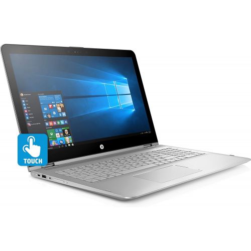  HP Envy 15.6 X360 2-in-1 Convertible Full HD IPS Touchscreen Laptop Intel Core i5-7200U 8GB RAM 256GB SSD Backlit Keyboard Bluetooth HDMI B&O Play Windows 10 (Silver)